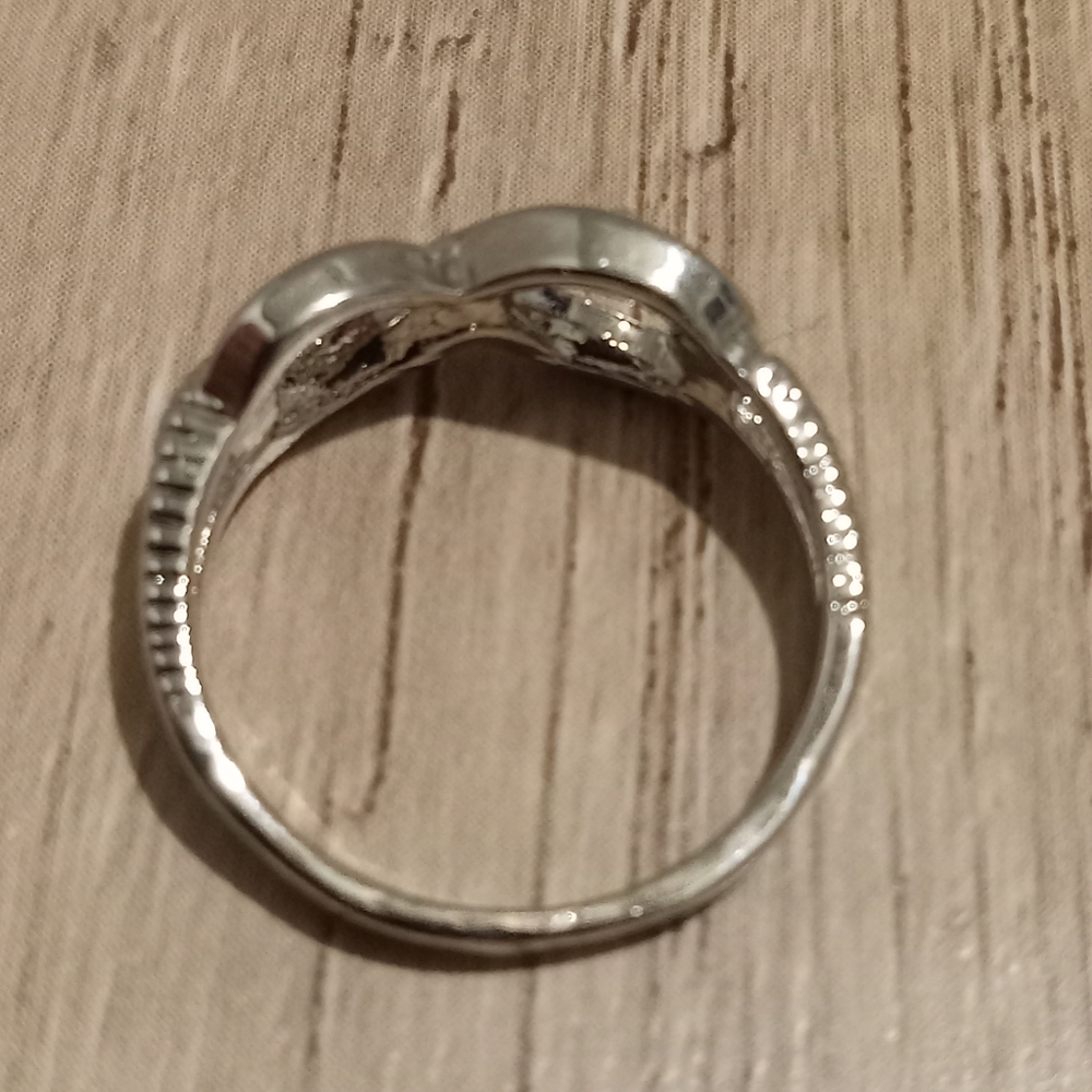 Silver Tone Infinity Ring - Picture 6 of 7